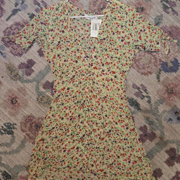 Faithfull The Brand Floral Mini Dress (NWT) - Picture 2 of 5